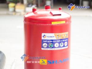 Cầu nâng 1 trụ rửa xe ô tô nhâp khẩu SHARK âm nền Tại Gia Lai