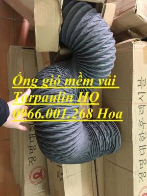 Ống gió mềm vải Tarpaulin phi 100,phi 150,phi 200,phi 250,phi 300,phi 350