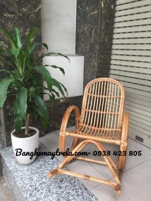Ghế mây bập bênh mini