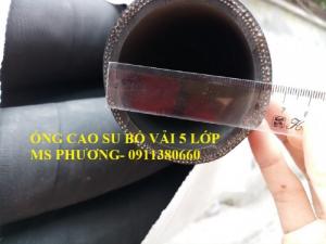 Ống cao su bố vải áp lực làm việc 10 bar, 20 bar