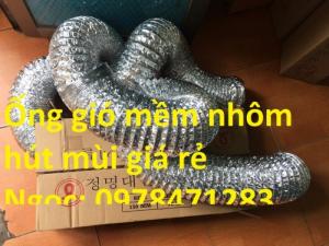Ống gió mềm nhôm nhập khẩu từ Hàn Quốc chuyên dẫn gió, hút mùi