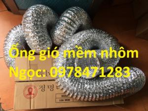 Ống gió mềm nhôm nhập khẩu từ Hàn Quốc chuyên dẫn gió, hút mùi