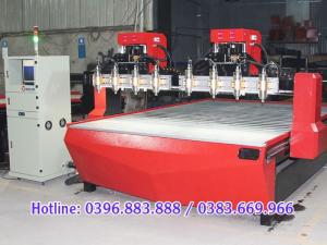 Máy khắc CNC 8 đầu | Máy khắc phù điêu CNC | Máy khắc gỗ CNC