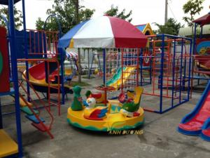 Đu mâm xoay trẻ em cho trường mầm non, công viên, khu vui chơi