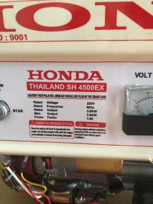 Máy phát điện 3,5kw dùng gia đình SH4500EX Honda