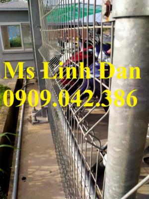 Lưới thép hàng rào chấn sóng mạ kẽm, hàng rào chấn sóng sơn tĩnh điện