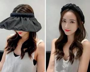 Nón chống nắng 2 trong 1 (HQ): 90k/cái
- Ban ngày làm nón chống nắng, ban đêm làm băng đô
- Cuộn lại dễ dàng
- Chất vải chống thấm nước
- Chống tia cực tím 50+
— 5màu : trắng, đen, hồng, xanh, nâu