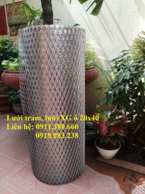 Lưới trám, lưới dập giãn 20x40. Khổ 1m, 1.2m/ cuộn
