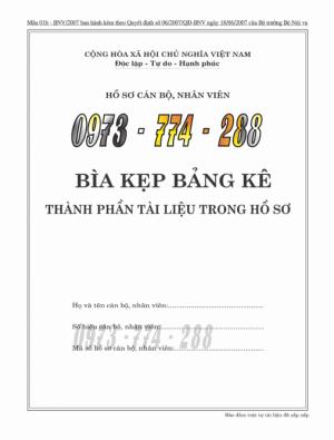 Bán bìa kẹp lý lịch, bằng cấp