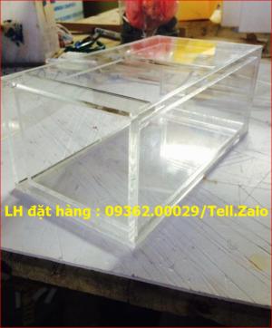 Xưởng chuyên sản xuất hòm phiếu mica, thùng phiếu mica tại quận Thanh Xuân