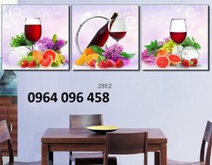 Tranh 3d ốp bếp
