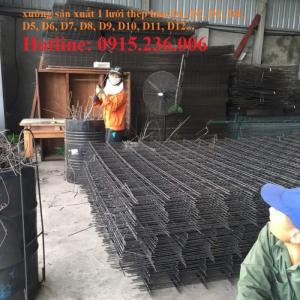 Xưởng sản xuất lưới thép hàn D3, D4, D5, D6 đến D12 phân phối toàn quốc