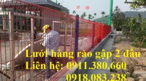 Hàng rào lưới thép gập đầu D5 a50x150, a50x200,... sơn tĩnh điện