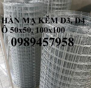 Lưới hàn chập D3, D4, D5 làm hàng rào, lưới trang trí, lưới xây dựng