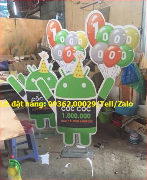 Standee khung sắt để ngoài trời giá rẻ nhất tại Hà Nội