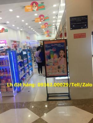 Standee khung sắt để ngoài trời giá rẻ nhất tại Hà Nội