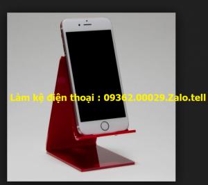 Bán kệ mica trưng bày điện thoại giá rẻ, theo yêu cầu