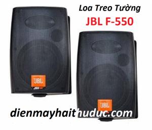 Loa treo tường JBL F-550, với kích thước mini, nhỏ gọn mẫu mã chuyên nghiệp, rất sang trọng