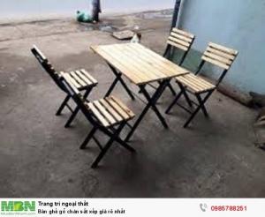Bộ bàn ghế cafe, bàn ghế quán nhậu AK10