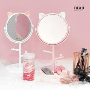 Gương Lật Tai Mèo Có Móc Treo Trang Sức