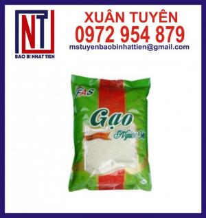 Sản xuất bao bì gạo gạo 5kg in trục ống đồng giá tốt nhất