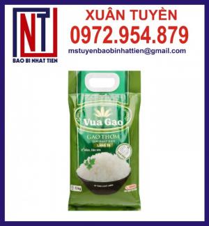 Bao gạo 5kg PA, bao bì túi gạo 5kg