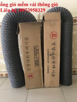 Ống gió mềm Hàn Quốc Phi 500, Phi 450, Phi 400, Phi 350, Phi 300, Phi 250,