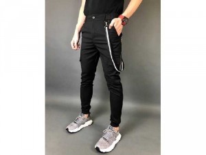 Quần jogger kaki phối âu
