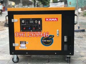 Máy phát điện chạy dầu 6kw Kama 7800 công nghệ Đức vỏ chống ồn hiệu quả