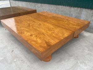 Bộ chiếu ngựa gỗ cẩm vàng