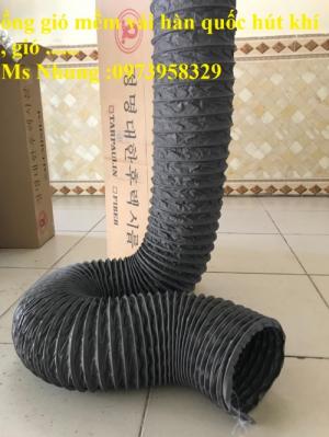 Ống gió mềm vải Tarpaulin Phi 75, Phi 100, Phi 125, Phi 150