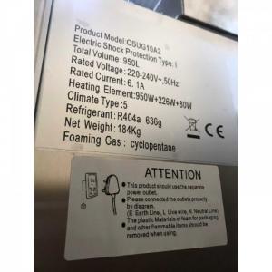 Tủ đông 2 cánh kính CSUG10A2 950 lít hàng mới 100%