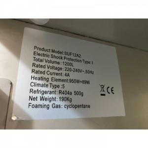 Tủ đông 2 cánh inox SUF12A2 1200 lít hàng mới 100%