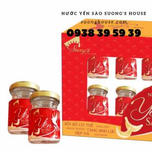 Nước Yến Sào Suong's House lốc 6 hũ thủy tinh - 0938 39 59 39