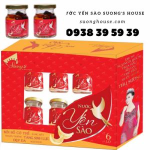 Nước Yến Sào Suong's House lốc 6 hũ thủy tinh - 0938 39 59 39