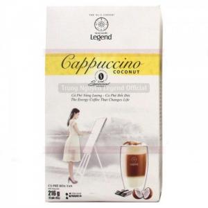 Cà phê Cappuccino Hương Dừa Coconut, Cafe Hòa tan Capuchino coconut Trung Ngu