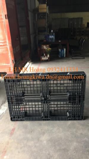Pallet nhựa 1200 x 800 x 120 mm, Pallet nhựa nhập khẩu giá rẻ