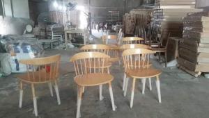 Ghế gỗ 7 xong đẹp và sang giá tại nơi sản xuất
