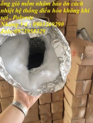 Ống gió mềm nhôm có bảo ôn cách nhiệt Phi 150, Phi 200, Phi 250