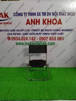 Ghế Xếp Lưới Inox Cà Phê