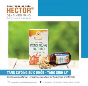 Sản phẩm tiện dụng – 100% Đông trùng hạ thảo Hector ở dạng viên