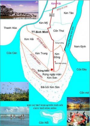 Bản đồ biển Kim Sơn