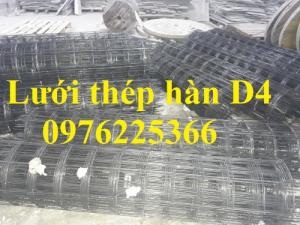 Lưới thép hàn D4 a200*200, cuộn 2x25m có sẵn
