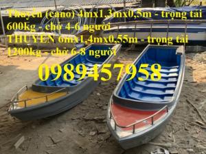 Bán Thuyền composite 4m, cano giá rẻ chở 4-6 người