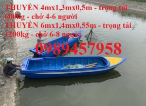 Bán Thuyền composite 4m, cano giá rẻ chở 4-6 người