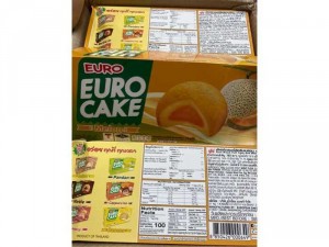 Bánh bông lan trứng Euro Cake Thái Lan - Nhân Dưa lưới