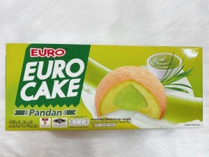 Bánh bông lan trứng Euro Cake Thái Lan- Nhân lá dứa