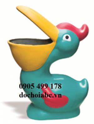 Thùng rác mầm non abc giá rẻ chất lượng cao trên toàn quốc