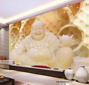 Gạch tranh 3d phật di lặc