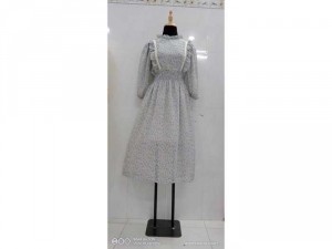 Đầm voan bèo cổ tay lở